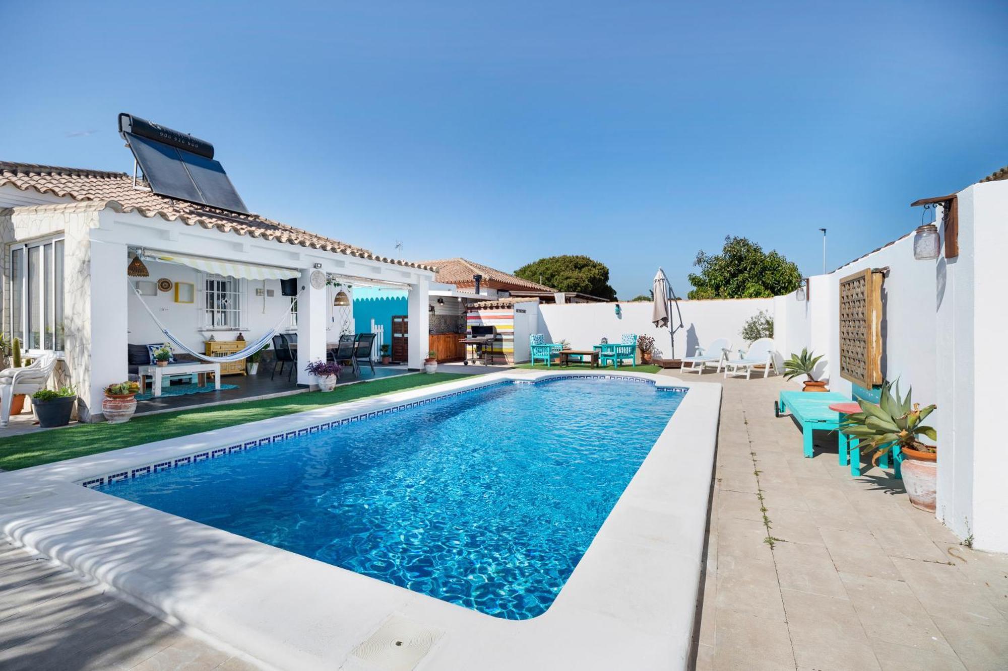 Casa Las Golondrinas-Solo Familias Chiclana de la Frontera Kültér fotó