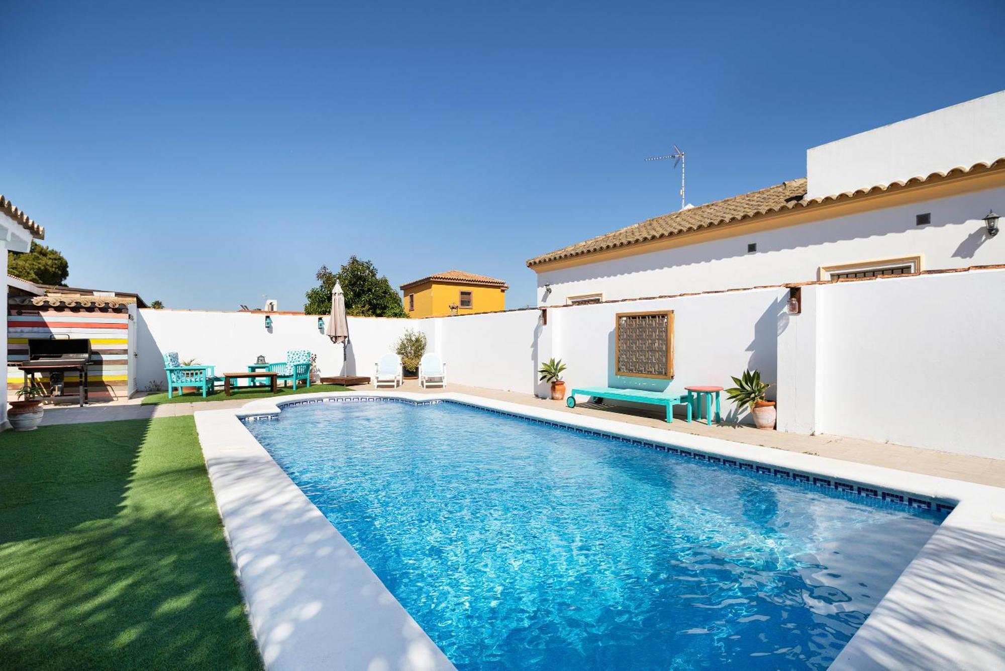 Casa Las Golondrinas-Solo Familias Chiclana de la Frontera Kültér fotó